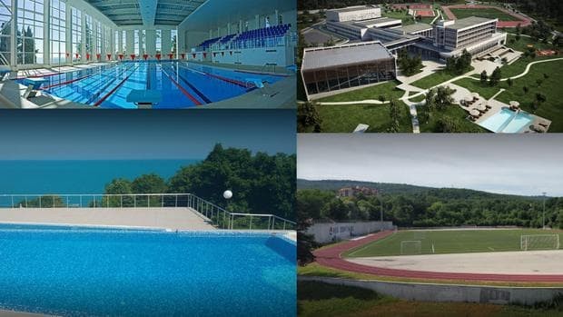 Facility overview collage