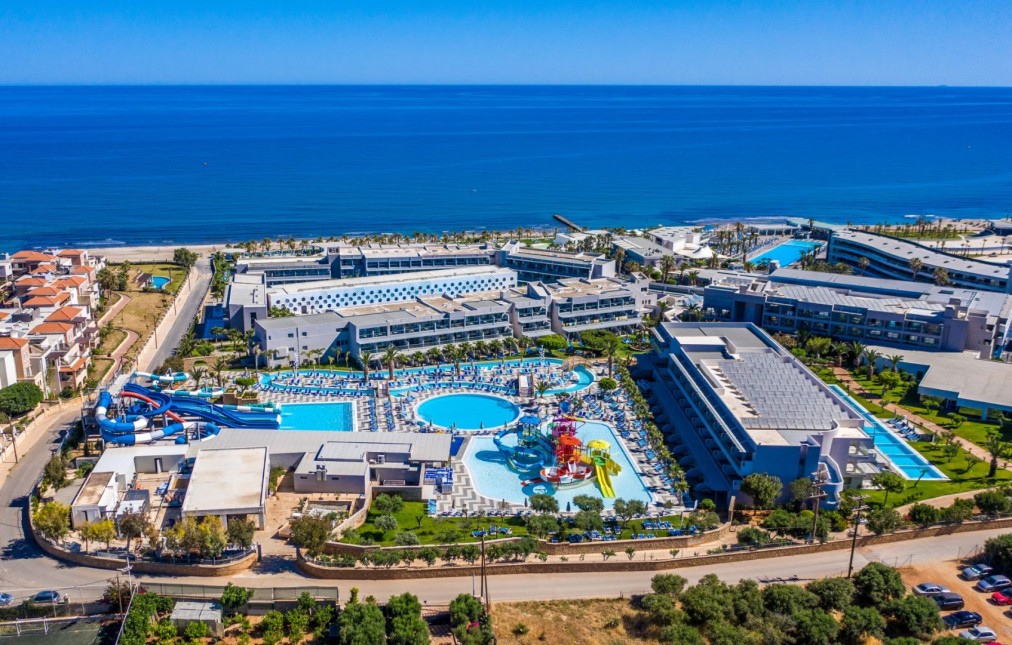 Lyttos Beach Hotel aerial view