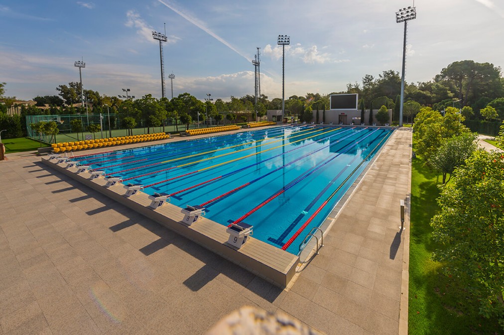Outdoor Olympic swimming pool