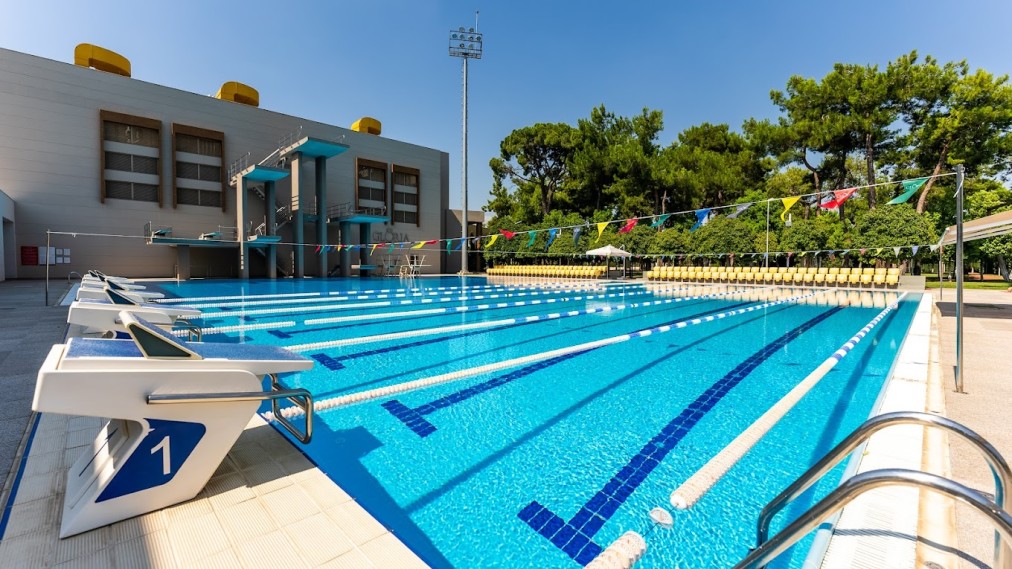 Outdoor semi-Olympic lap pool