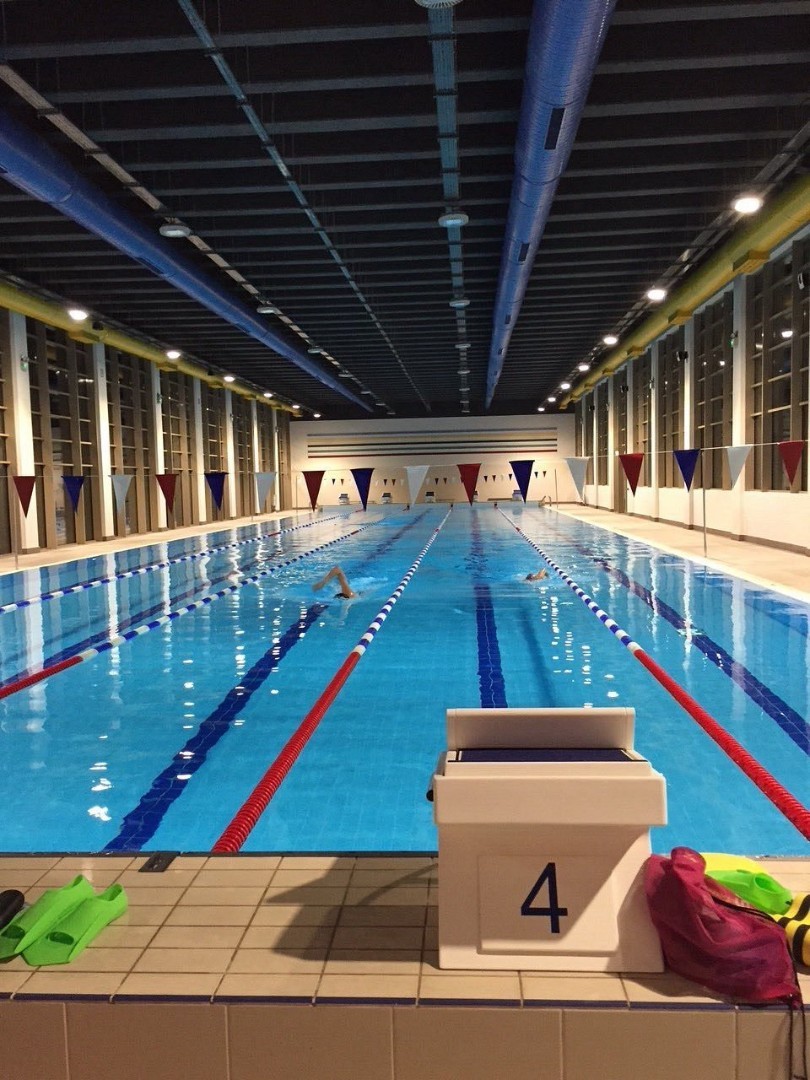 Indoor Olympic lap pool