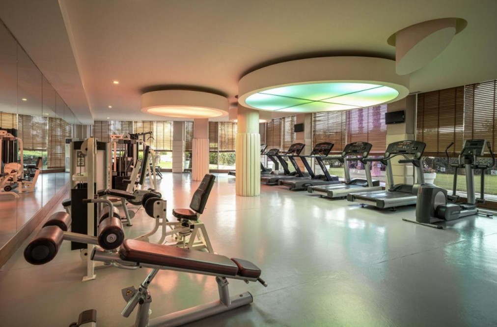 Fitness gym with cardio and strength equipment