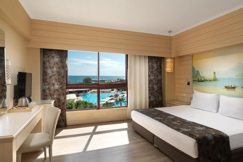 Double room with pool view