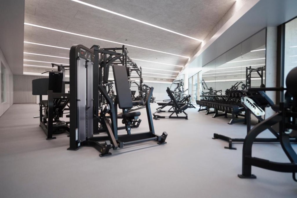 Gym equipment area