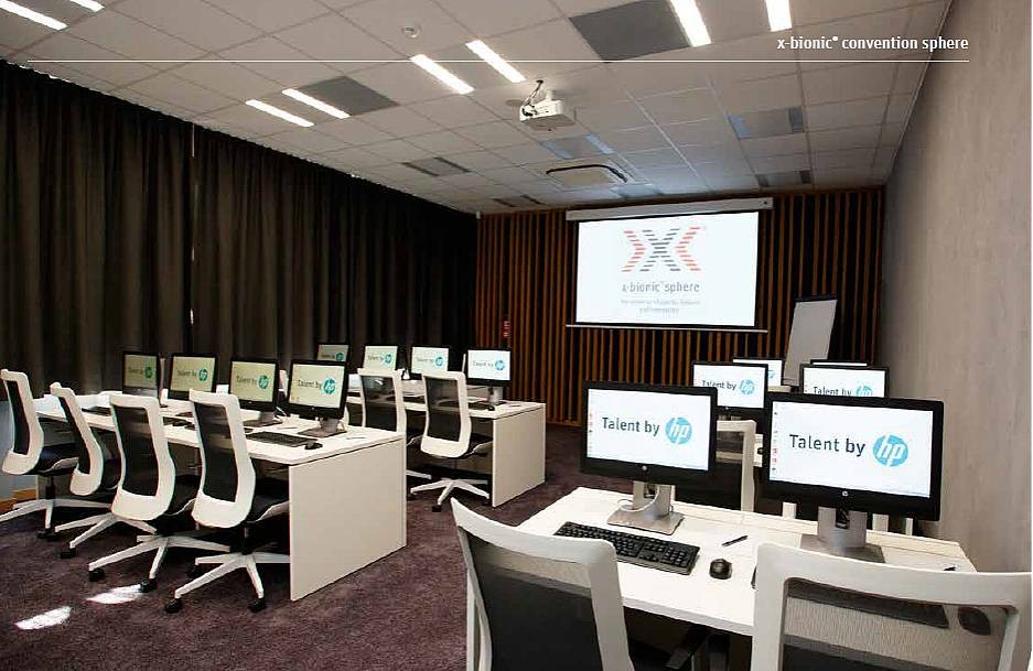 Computer training classroom