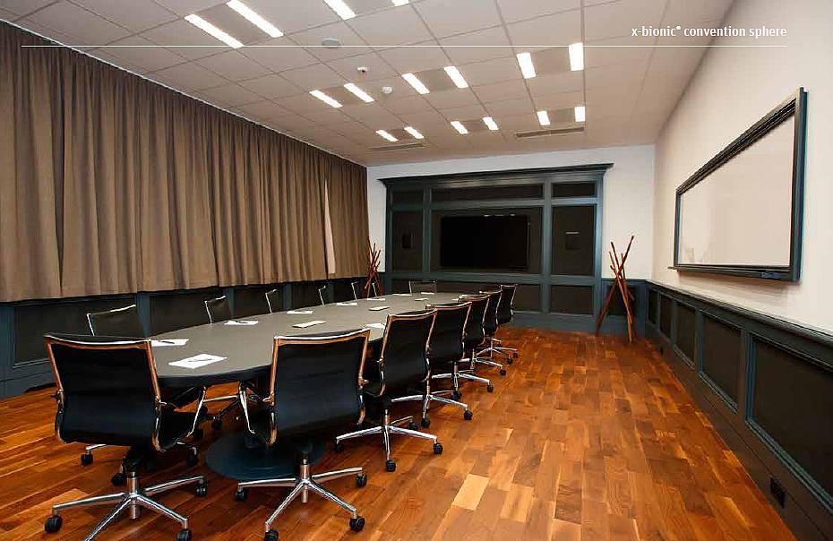 Conference room with screen