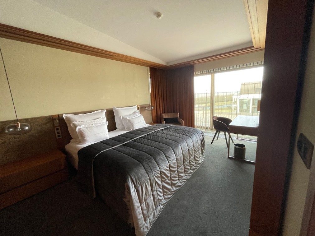Hotel room with balcony