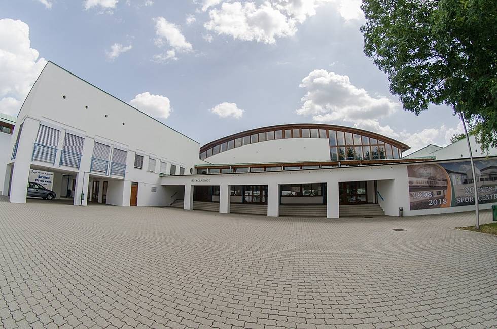 Sports centre building exterior