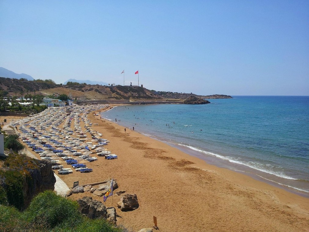 Resort's private beach
