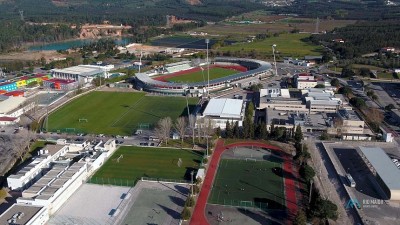 Aerial view of the Olympic sports complex