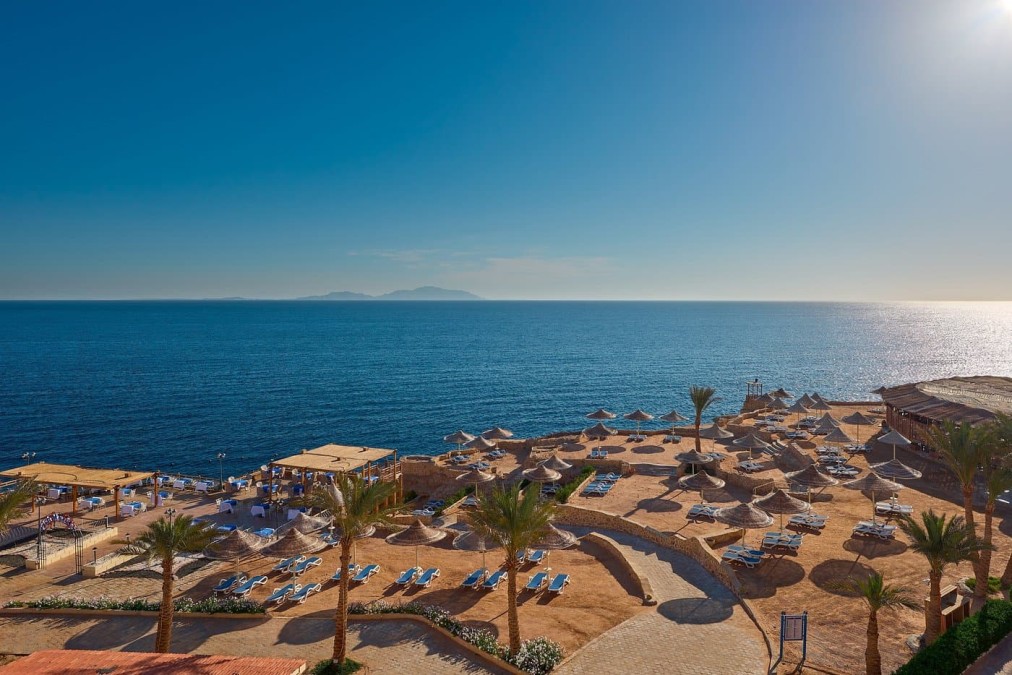 Seafront beach view