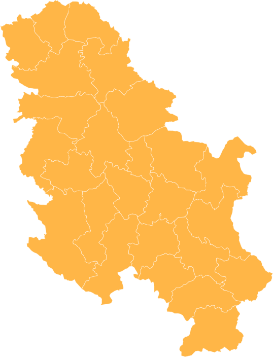 Serbia map