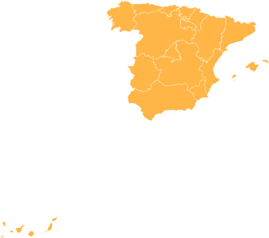 Spanien map
