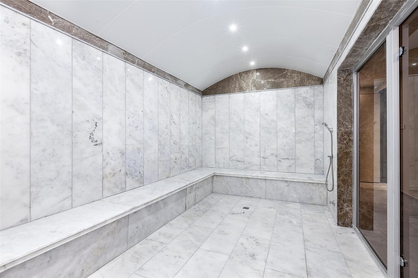 Marble steam room