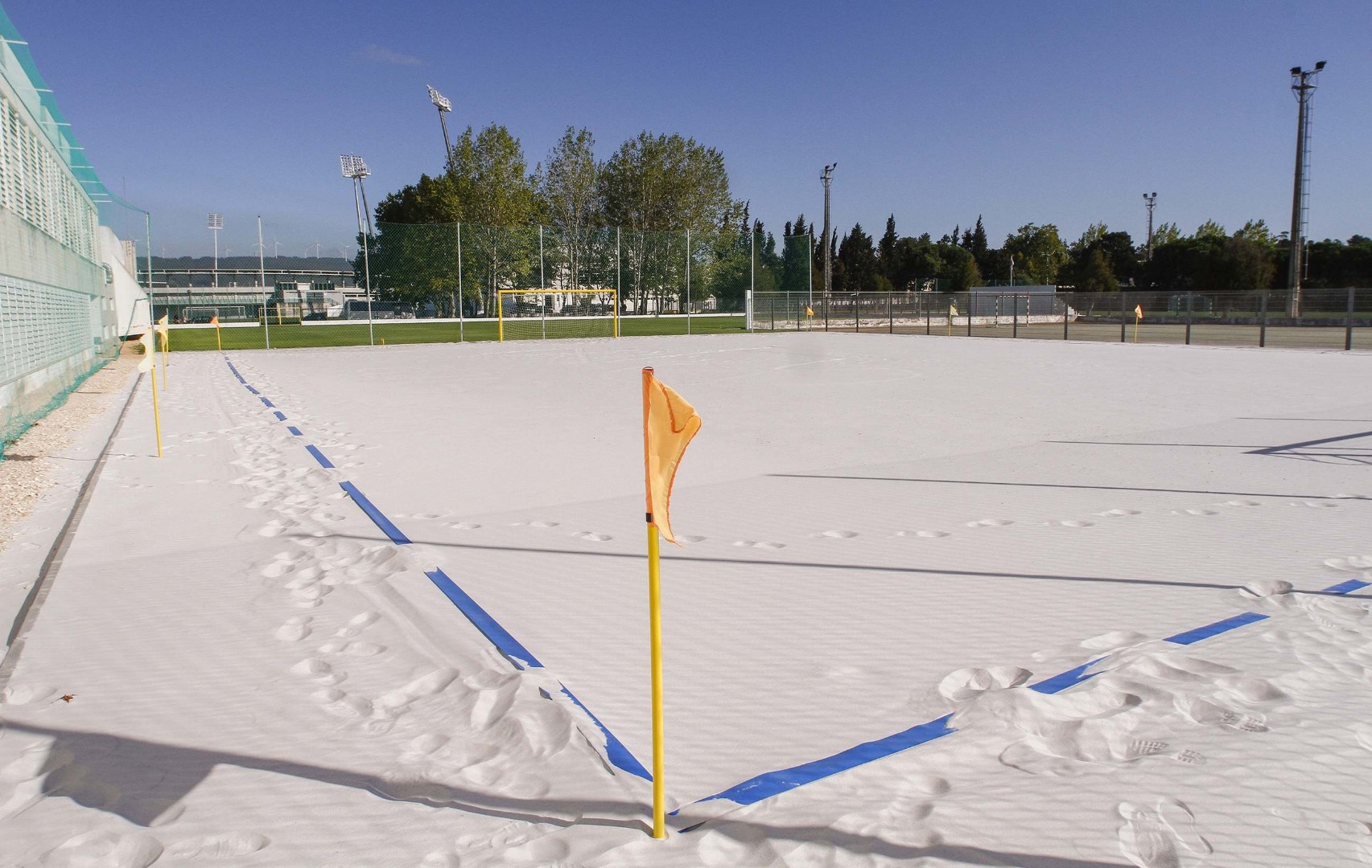 Beach soccer court