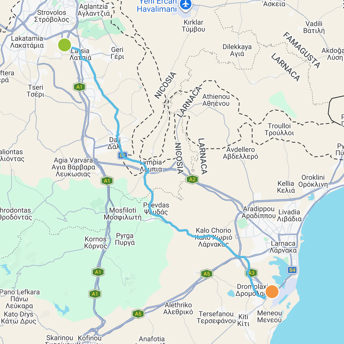 Route map