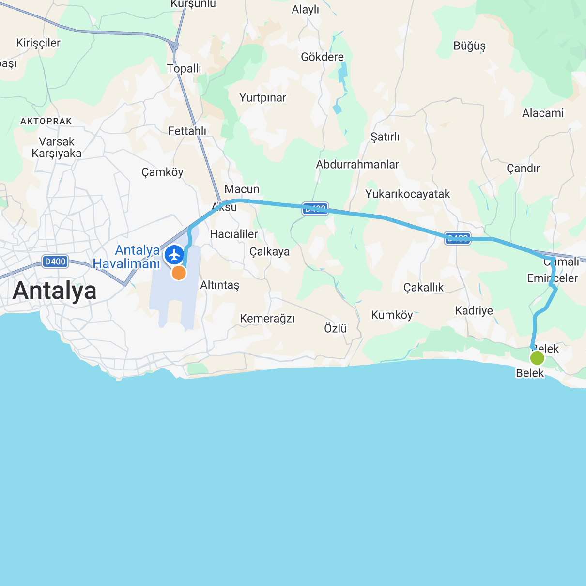 Route map