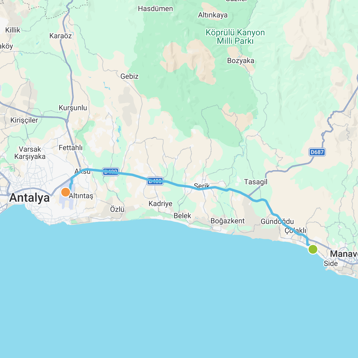 Route map