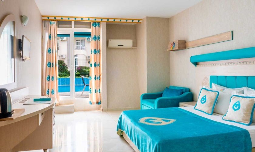 Chambre double pour clients
